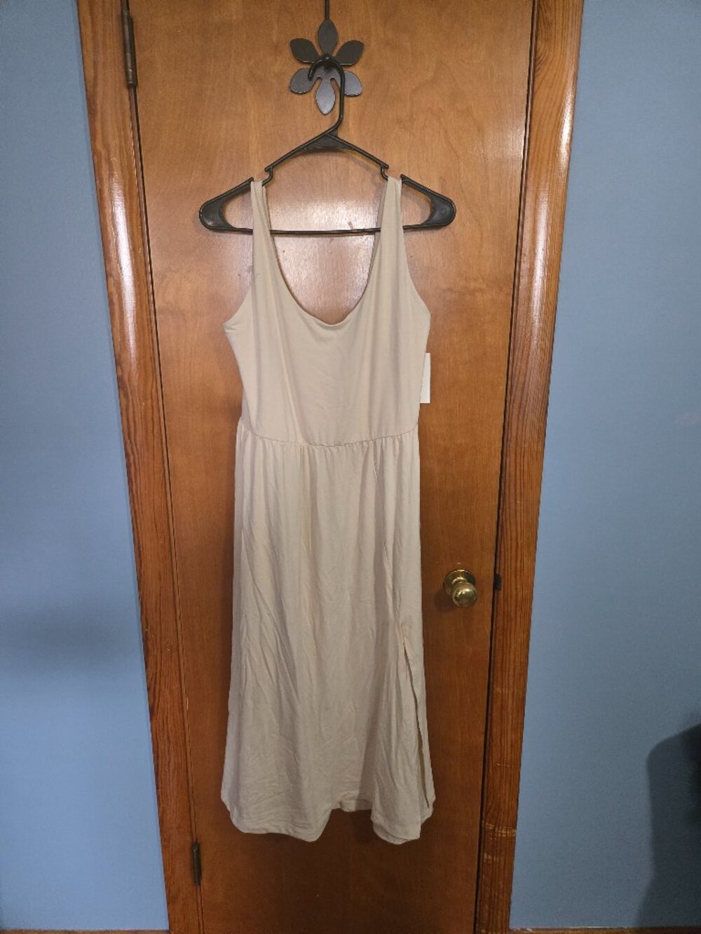A New Day Maxi Dress, Size XXL, Cream